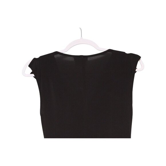 A Byer Midi Dress Size Medium Black Cowl Neck Evening Cocktail Formal Staple USA - Picture 9 of 12